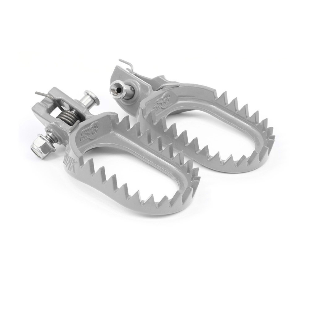 Fußrasten Stahl S3 KTM 250 SX-F (16-22) standard grau ESK-1231-S