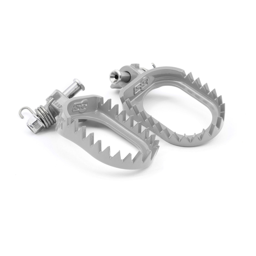 Fußrasten Stahl S3 Beta RR 125 2T (18-19) standard grau ESK-1232-S