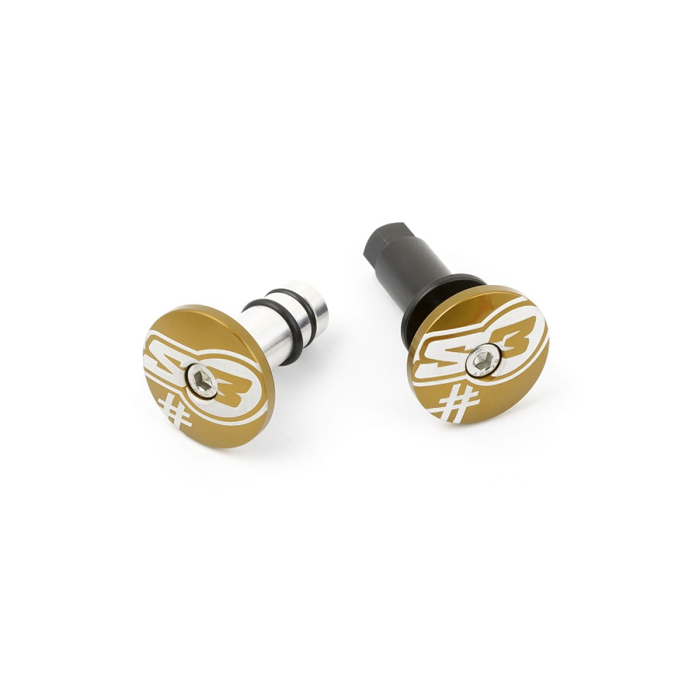 Paar Lenkerendkappen S3 gold Five HA-END5-G