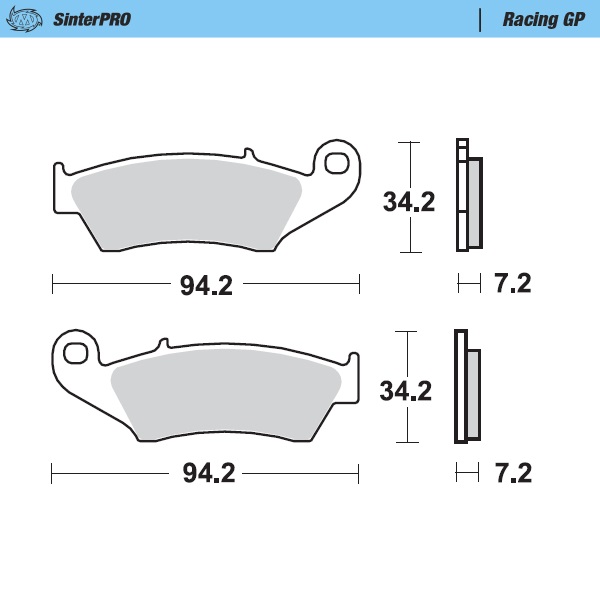 Bremsbeläge Moto Master Kawasaki KX 450 F (06-23) vorne GP MM-093412