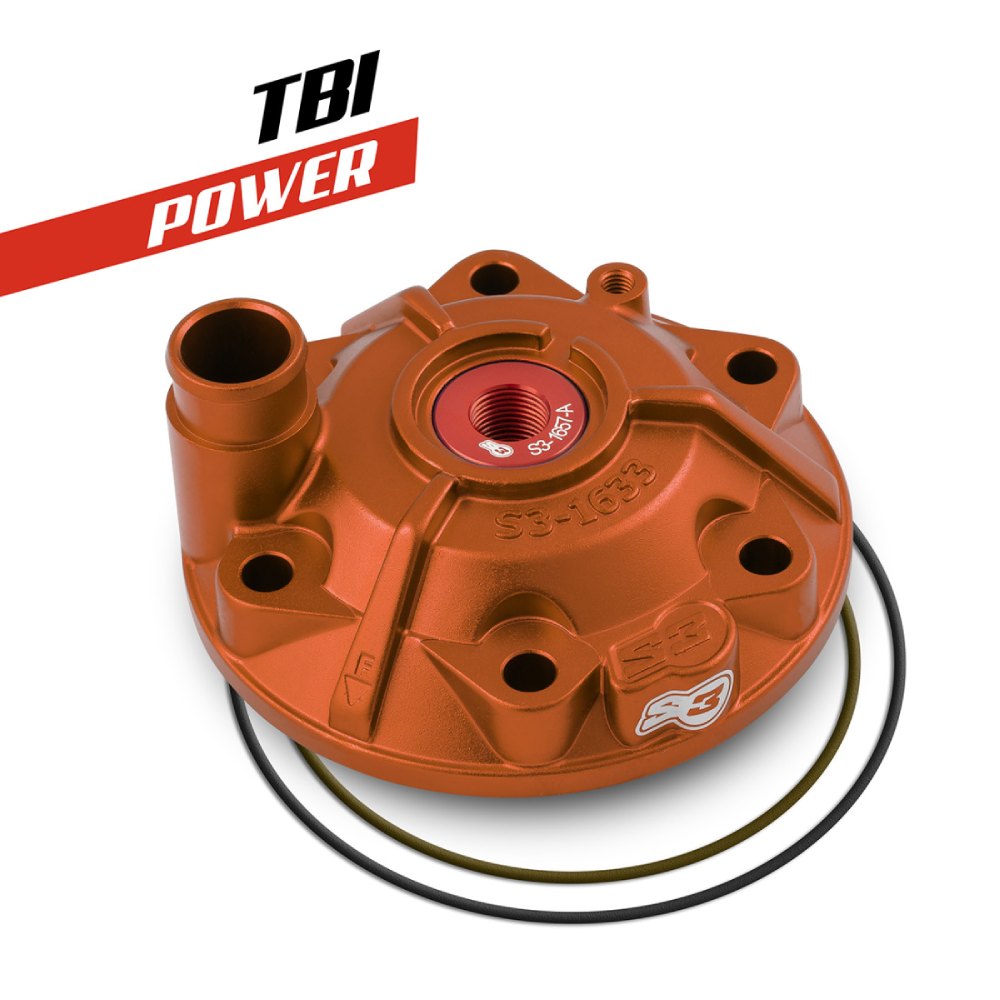 Zylinderkopf S3 KTM 250 SX (23-27) - Power orange PWR-3361-250-O