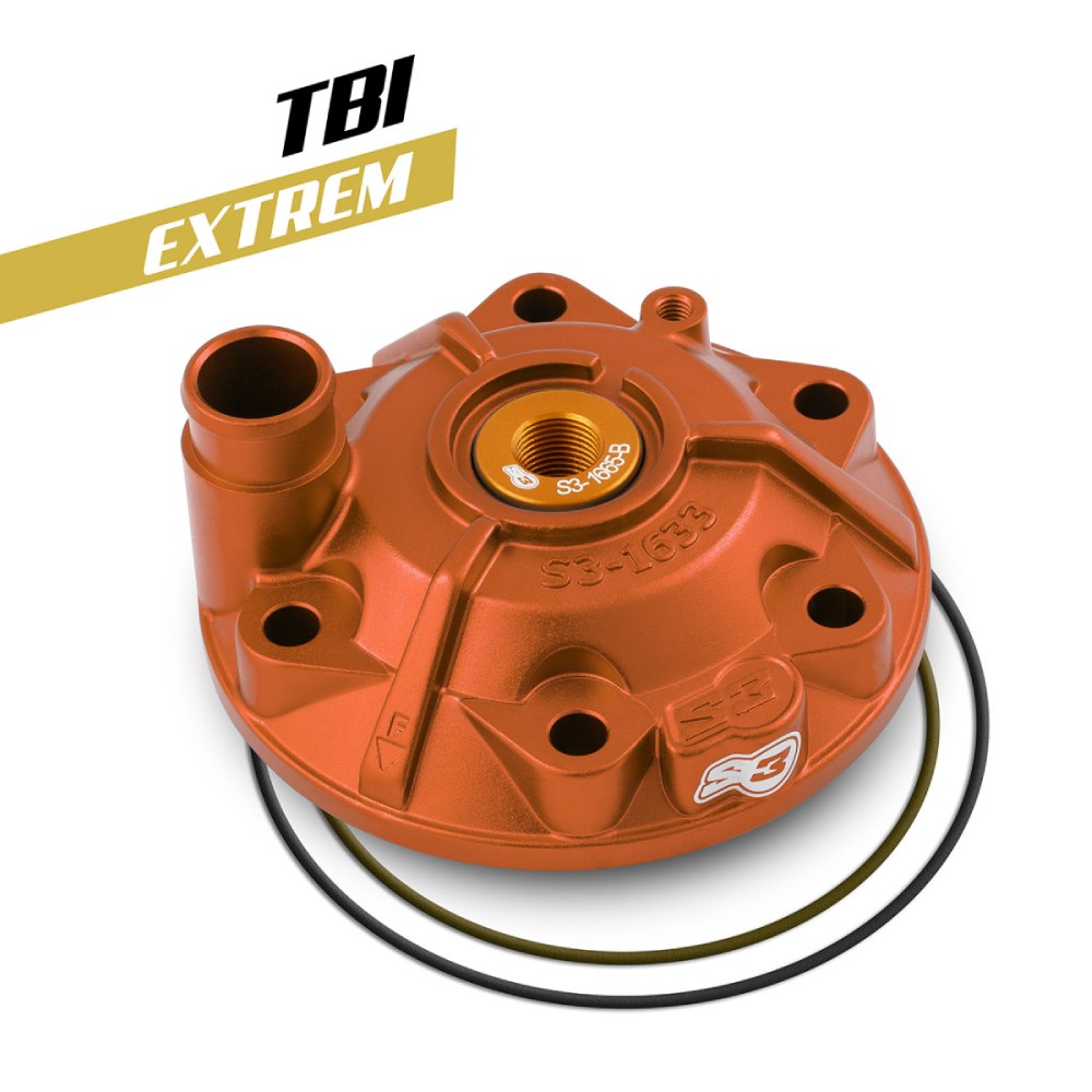 Zylinderkopf S3 KTM 300 SX (23-27) - Extreme orange XTR-163-300-O