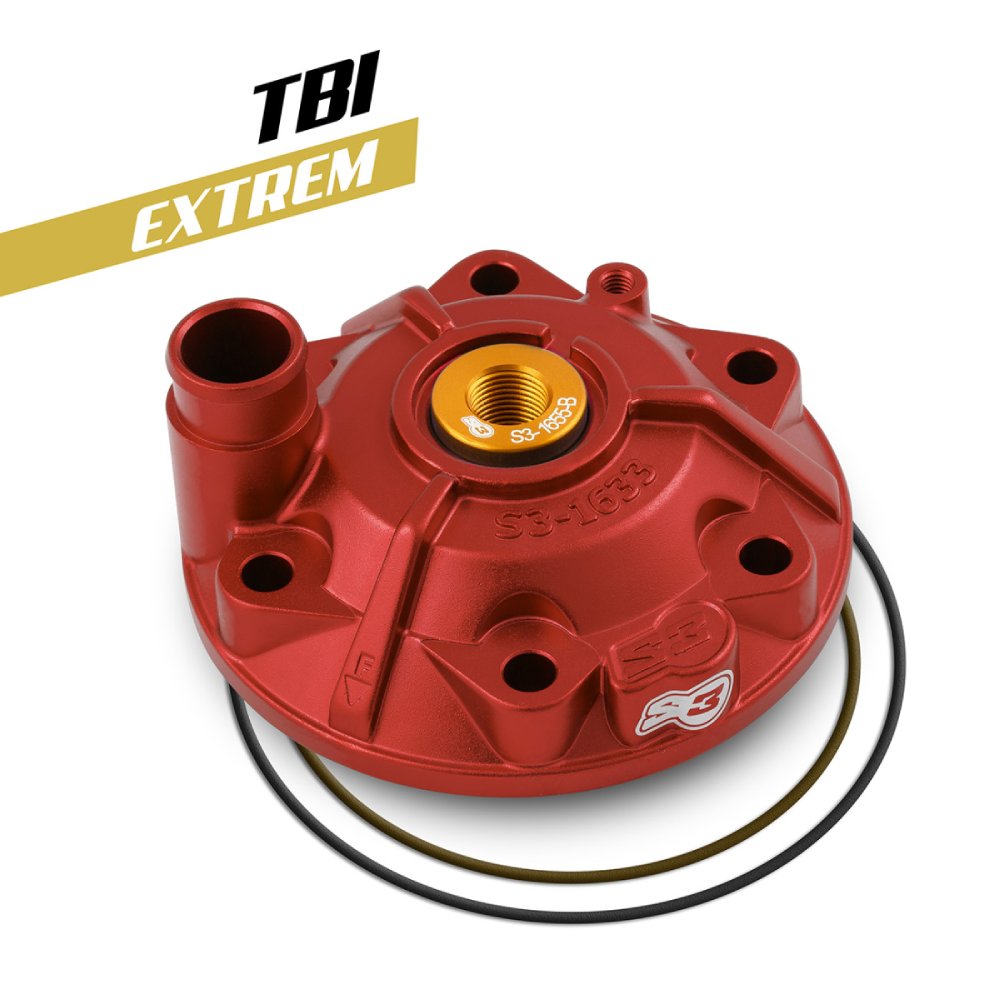 Zylinderkopf S3 Husqvarna 250 TE (18-23) - Extreme rot XTR-985TPI-250-R